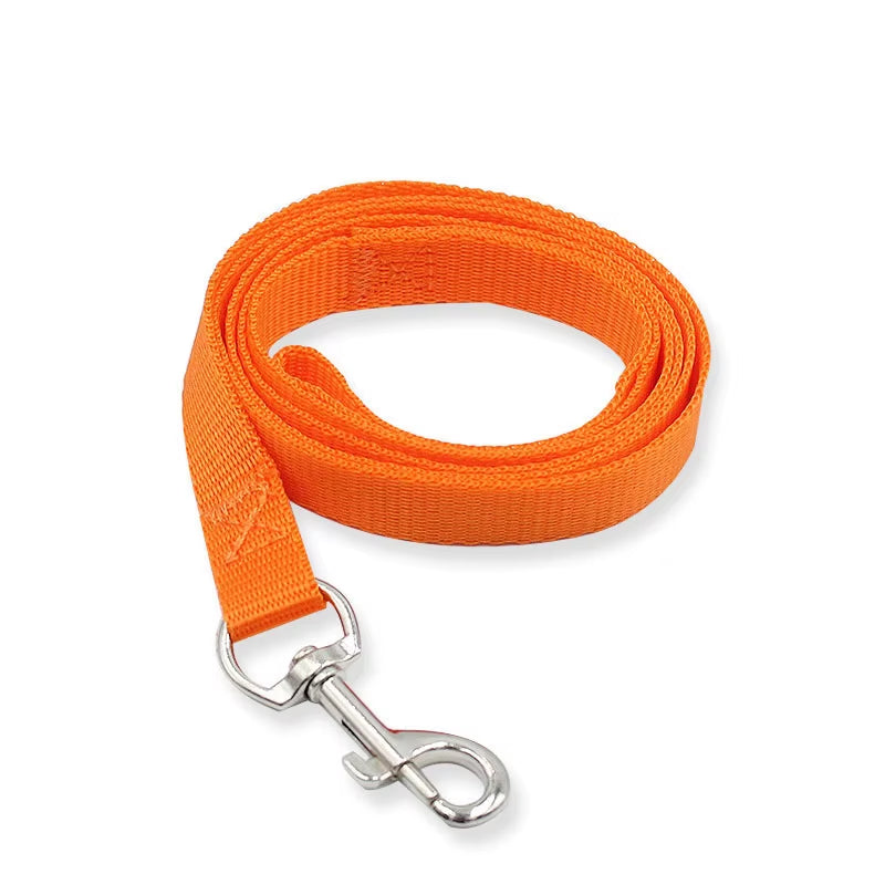 7 Colors 120Cm*1.5Cm Nylon Pet Dog Leash Harness Dog Collar Walking Training Leash Cats Dog Harness Collar Leash Strap Belt