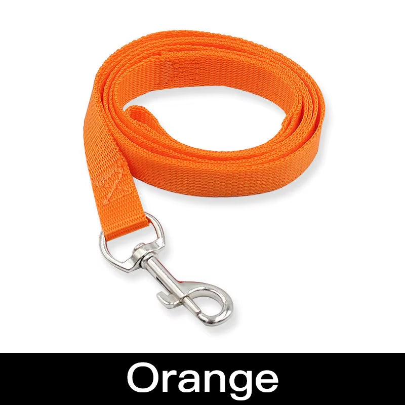 7 Colors 120Cm*1.5Cm Nylon Pet Dog Leash Harness Dog Collar Walking Training Leash Cats Dog Harness Collar Leash Strap Belt
